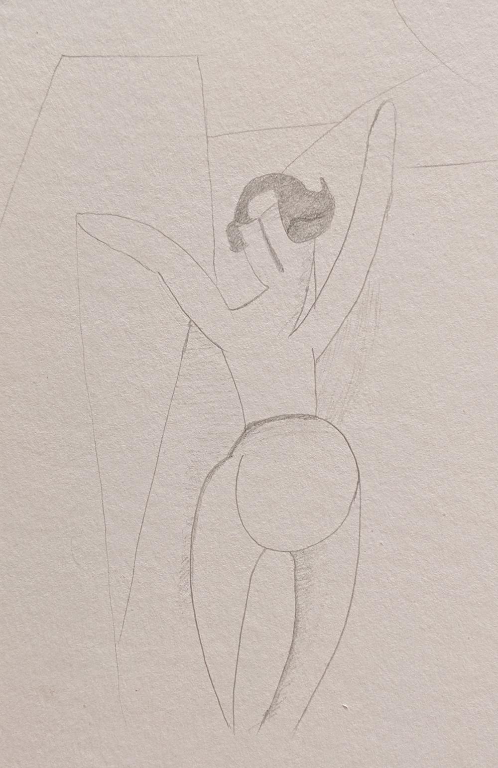 My fairly feeble attempt at a totem of Cubism.