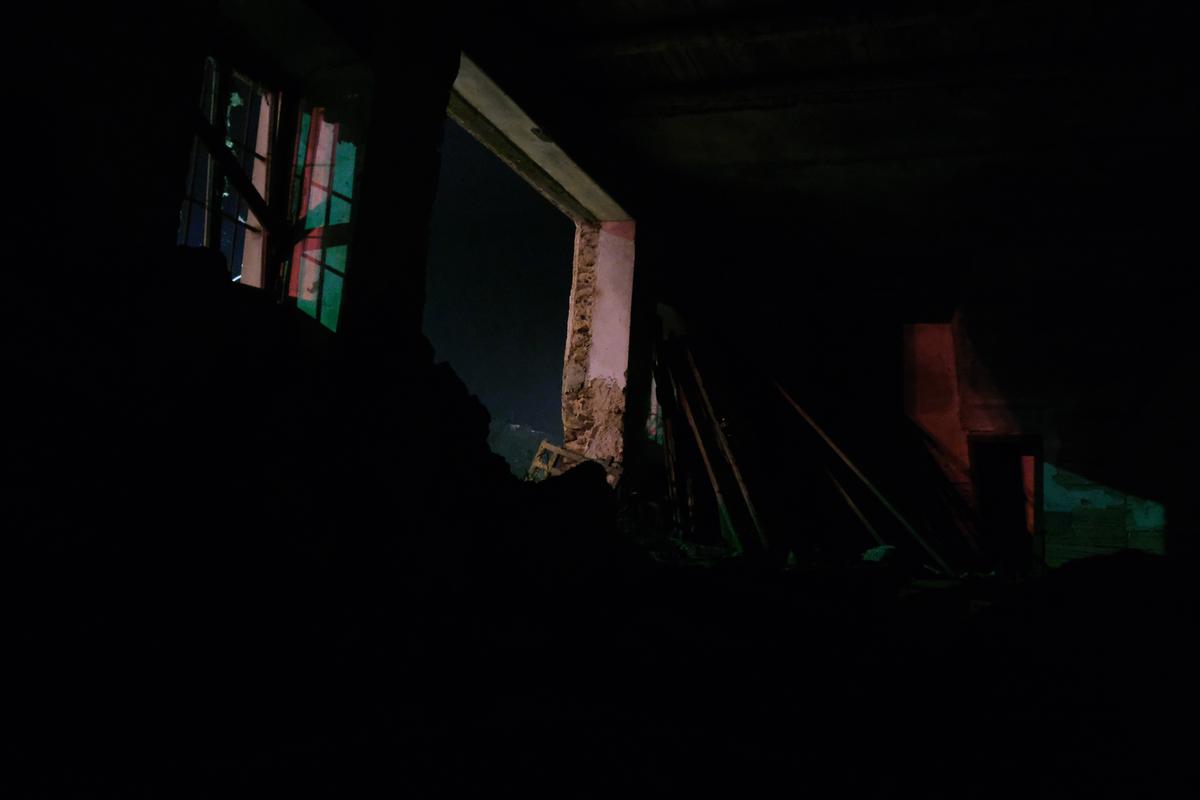 Another night, another abandoned building